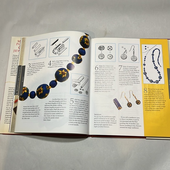 1997 Making Polymer Clay Jewellery Hardcopy BOOK Jewelry Artisan Sue Heaser Art - Picture 13 of 16